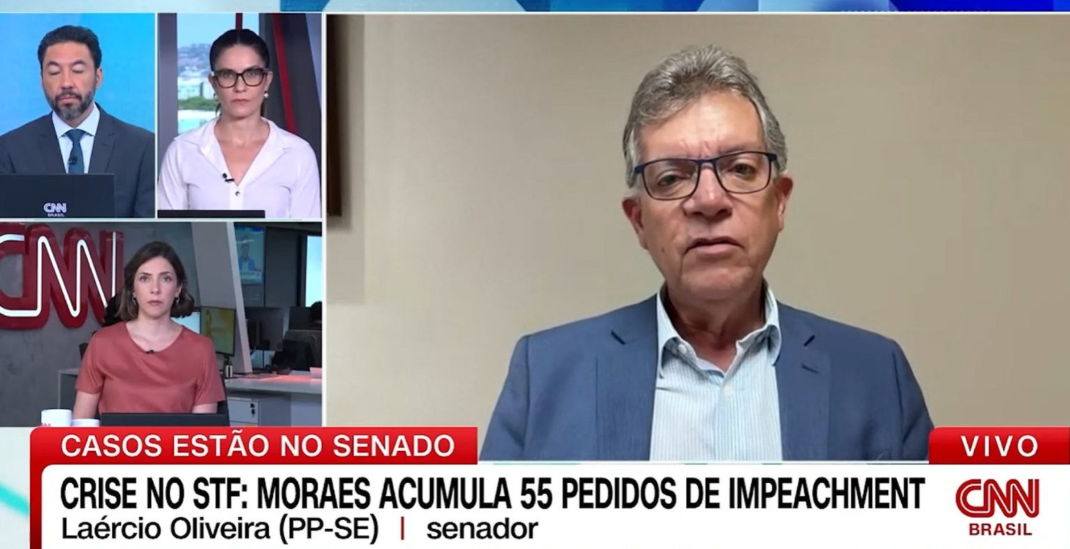 “Chegou a hora de avançar”: Laércio Oliveira cobra líderes do Senado por impeachment de Moraes