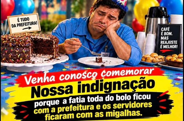 ervidores de Barra dos Coqueiros fazem ato para cobrar reajuste salarial após oito meses