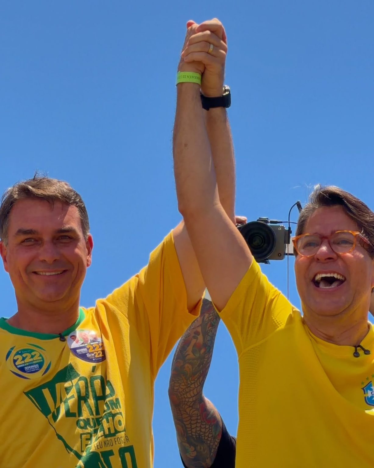Ricardo Marques relata desconforto em ato com Flávio Bolsonaro na Orla da Atalaia